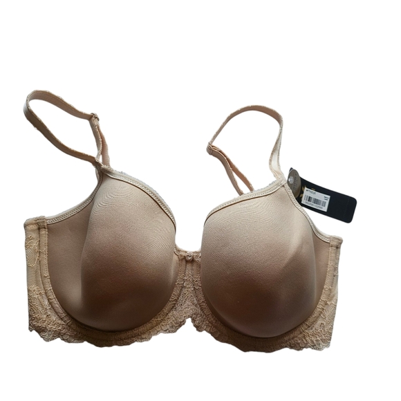Wacoal 853255 Seduction Spacer T-Shirt Bra Size 36DD Nude NEW Tags Underwire - Picture 1 of 9